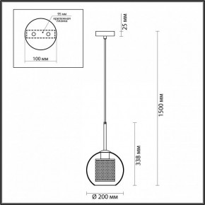 Подвесной светильник Odeon Light Clocky 4939/1 в Нижнекамске - nizhnekamsk.ok-mebel.com | фото 4