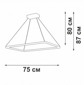 Подвесной светильник Vitaluce V2704 V2704-9/1S в Нижнекамске - nizhnekamsk.ok-mebel.com | фото 3