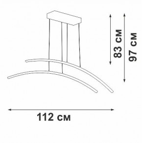 Подвесной светильник Vitaluce V2709 V2709-1/2S в Нижнекамске - nizhnekamsk.ok-mebel.com | фото 3