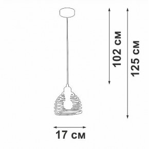 Подвесной светильник Vitaluce V2854 V2854-1/1S в Нижнекамске - nizhnekamsk.ok-mebel.com | фото 5