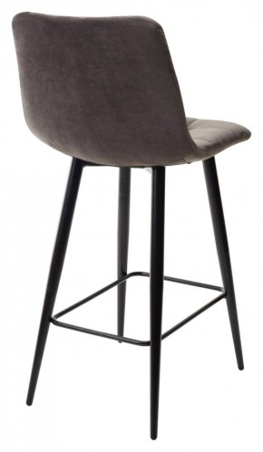 Полубарный стул CHILLI-QB графит #14, велюр / черный каркас (H=66cm) М-City в Нижнекамске - nizhnekamsk.ok-mebel.com | фото 4