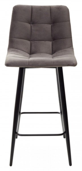 Полубарный стул CHILLI-QB графит #14, велюр / черный каркас (H=66cm) М-City в Нижнекамске - nizhnekamsk.ok-mebel.com | фото 5