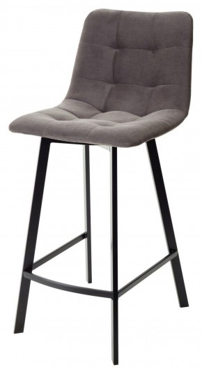 Полубарный стул CHILLI-QB SQUARE графит #14, велюр / черный каркас (H=66cm) М-City в Нижнекамске - nizhnekamsk.ok-mebel.com | фото 1