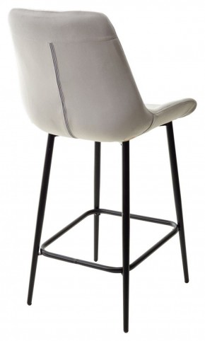 Полубарный стул ХОФМАН, цвет H-09 Светло-серый, велюр / черный каркас H=63cm М-City в Нижнекамске - nizhnekamsk.ok-mebel.com | фото 6