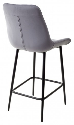 Полубарный стул ХОФМАН, цвет H-14 Серый, велюр / черный каркас H=63cm М-City в Нижнекамске - nizhnekamsk.ok-mebel.com | фото 5