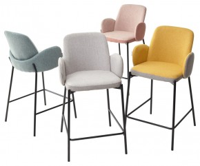 Полубарный стул NYX (H=65cm) VF109 розовый / VF110 брусничный М-City в Нижнекамске - nizhnekamsk.ok-mebel.com | фото 5