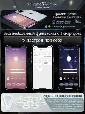 Потолочная люстра Natali Kovaltseva COBRA LED LAMPS 81121/7C в Нижнекамске - nizhnekamsk.ok-mebel.com | фото 7