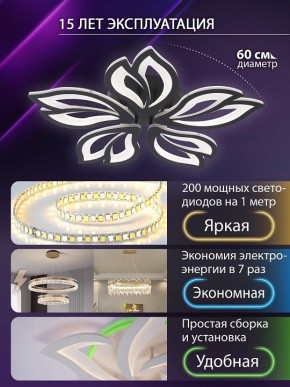 Потолочная люстра Natali Kovaltseva FORTUNA LED LAMPS 81107/5C в Нижнекамске - nizhnekamsk.ok-mebel.com | фото 5