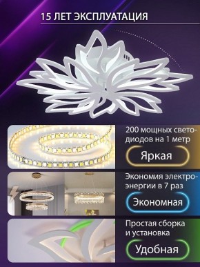 Потолочная люстра Natali Kovaltseva RIF LED LAMPS 81118/6C в Нижнекамске - nizhnekamsk.ok-mebel.com | фото 5