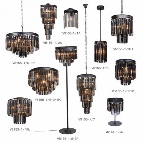 Потолочная люстра Vitaluce V5155 V5155-1/4PL в Нижнекамске - nizhnekamsk.ok-mebel.com | фото 5