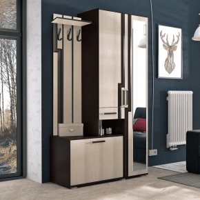 Прихожая Лира NEW (венге/лоредо) в Нижнекамске - nizhnekamsk.ok-mebel.com | фото 3