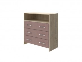 PROxSON Комод Varna (ЛДСП Бунратти+ткань Бунратти/Ultra Горячий шоколад) 90x40 в Нижнекамске - nizhnekamsk.ok-mebel.com | фото