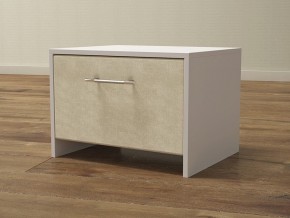 PROxSON Тумба Varna (ЛДСП Белая+ткань Белый/Savana Milk (молочный)) 51x40 в Нижнекамске - nizhnekamsk.ok-mebel.com | фото