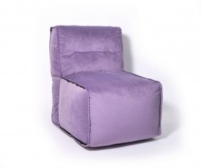 Прямое модульное бескаркасное кресло Комфорт (Фиолет велюр) в Нижнекамске - nizhnekamsk.ok-mebel.com | фото