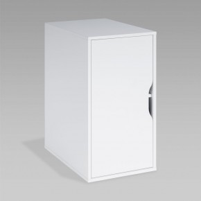S01484 Ингар ДВ тумба 36x71x53, белый в Нижнекамске - nizhnekamsk.ok-mebel.com | фото