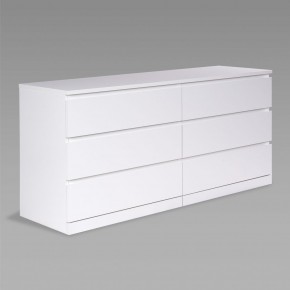 S01743 Варма Прайм 6Д комод 160x77x48, белый в Нижнекамске - nizhnekamsk.ok-mebel.com | фото