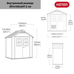 Сарай Окланд 754 (OAKLAND 754) в Нижнекамске - nizhnekamsk.ok-mebel.com | фото 2