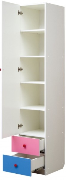 Шкаф 1-но дверный с ящиками и фотопечатью Совята 1.1 (400) в Нижнекамске - nizhnekamsk.ok-mebel.com | фото 2