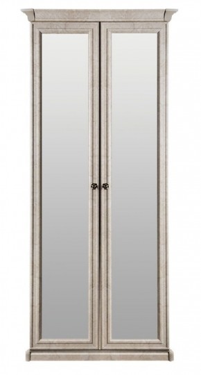 Шкаф 2-х створчатый с зеркалом Афина (крем корень) в Нижнекамске - nizhnekamsk.ok-mebel.com | фото