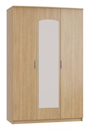 Шкаф 3-х дверный с зеркалом Шк210.1 МС Ирина в Нижнекамске - nizhnekamsk.ok-mebel.com | фото