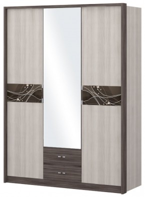 Шкаф 3-х дверный с зеркалом Шк68.2 МС Николь в Нижнекамске - nizhnekamsk.ok-mebel.com | фото