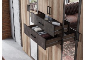 Шкаф для белья Паркинс в Нижнекамске - nizhnekamsk.ok-mebel.com | фото 5
