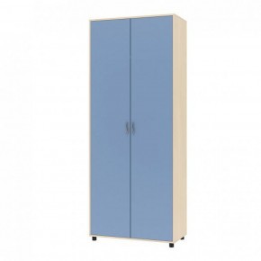 Шкаф для одежды Дельта-2 Дуб молочный/Голубой в Нижнекамске - nizhnekamsk.ok-mebel.com | фото