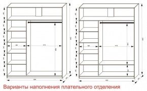 Шкаф-купе 1800 серии SOFT D8+D2+B2+PL4 (2 ящика+F обр.штанга) профиль «Графит» в Нижнекамске - nizhnekamsk.ok-mebel.com | фото 7