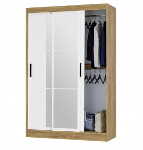 Шкаф-купе Тайм ШКК-03 (крафт/белый) в Нижнекамске - nizhnekamsk.ok-mebel.com | фото 2