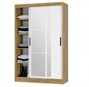 Шкаф-купе Тайм ШКК-03 (крафт/белый) в Нижнекамске - nizhnekamsk.ok-mebel.com | фото 3