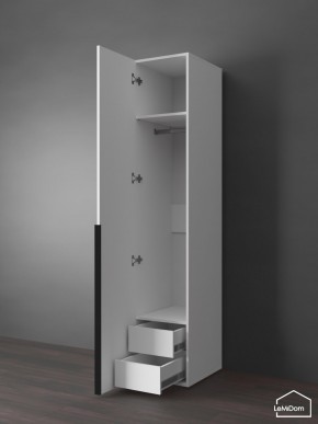 Шкаф Linnea MHR-1-3 2050х400х510 (Белый-М 11.1.1) в Нижнекамске - nizhnekamsk.ok-mebel.com | фото 7