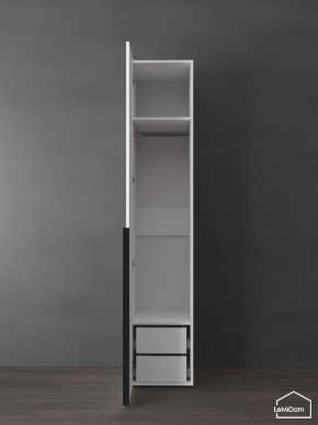 Шкаф Linnea MHR-1-3 2050х400х510 (Белый-М 11.1.2) в Нижнекамске - nizhnekamsk.ok-mebel.com | фото 6