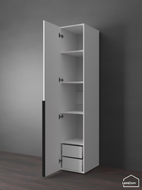 Шкаф Linnea MHR-1-4 2050х400х510 (Белый-М 11.1.1) в Нижнекамске - nizhnekamsk.ok-mebel.com | фото 5