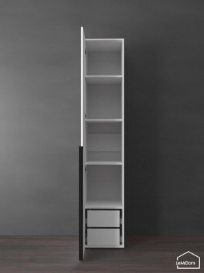 Шкаф Linnea MHR-1-4 2050х400х510 (Белый-М 11.1.1) в Нижнекамске - nizhnekamsk.ok-mebel.com | фото 7