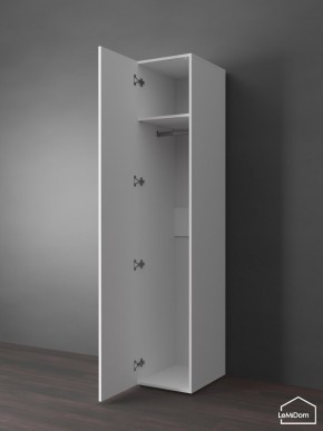 Шкаф Linnea MHR-1PO 2050х400х510 (Белый-М 11.1.2) в Нижнекамске - nizhnekamsk.ok-mebel.com | фото 4