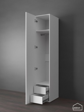Шкаф Linnea MHR-1PO-3 2050х400х510 (Белый-М 11.1.1) в Нижнекамске - nizhnekamsk.ok-mebel.com | фото 5