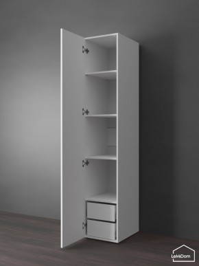Шкаф Linnea MHR-1PO-4 2050х400х510 (Белый-М 11.1.2) в Нижнекамске - nizhnekamsk.ok-mebel.com | фото 5