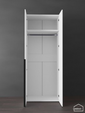 Шкаф Linnea MHR-2 2050х800х510 (Белый-М 11.1.1) в Нижнекамске - nizhnekamsk.ok-mebel.com | фото 4