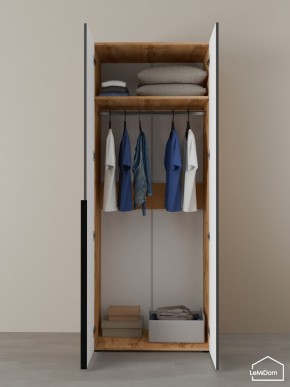 Шкаф Linnea MHR-2 2050х800х510 (ДВ-М 11.1.25) в Нижнекамске - nizhnekamsk.ok-mebel.com | фото 4