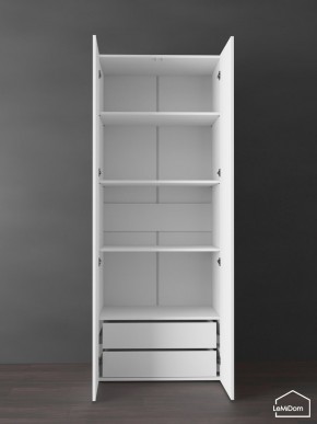 Шкаф Linnea MHR-2PO-4 2050х800х510 (Белый-М 11.1.1) в Нижнекамске - nizhnekamsk.ok-mebel.com | фото 5