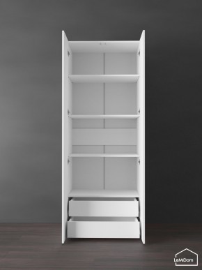 Шкаф Linnea MHR-2PO-4 2050х800х510 (Белый-М 11.1.1) в Нижнекамске - nizhnekamsk.ok-mebel.com | фото 6