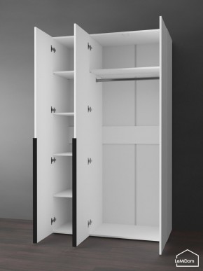 Шкаф Linnea MHR-3-1 2050х1200х510 (Белый-М 11.1.1) в Нижнекамске - nizhnekamsk.ok-mebel.com | фото 5