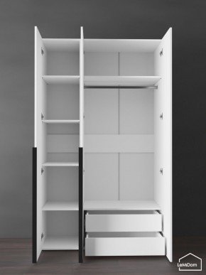 Шкаф Linnea MHR-3-2 2050х1200х510 (Белый-М 11.1.1) в Нижнекамске - nizhnekamsk.ok-mebel.com | фото 6