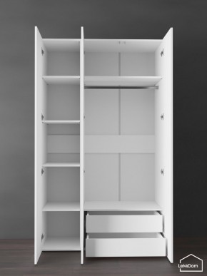 Шкаф Linnea MHR-3PO-2 2050х1200х510 (Белый-М 11.1.2) в Нижнекамске - nizhnekamsk.ok-mebel.com | фото 5