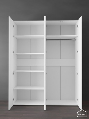 Шкаф Linnea MHR-4PO-1 2050х1600х510 (Белый-М 11.1.1) в Нижнекамске - nizhnekamsk.ok-mebel.com | фото 4
