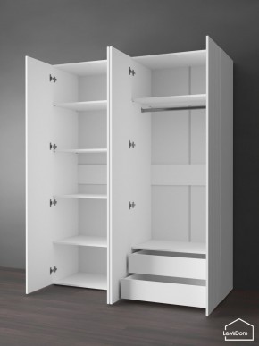 Шкаф Linnea MHR-4PO-2 2050х1600х510 (Белый-М 11.1.2) в Нижнекамске - nizhnekamsk.ok-mebel.com | фото 6