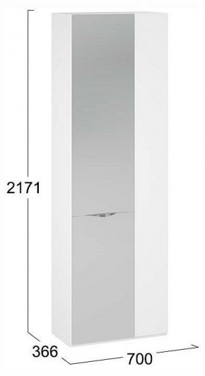 Шкаф платяной Глосс СМ-319.07.017 в Нижнекамске - nizhnekamsk.ok-mebel.com | фото 4