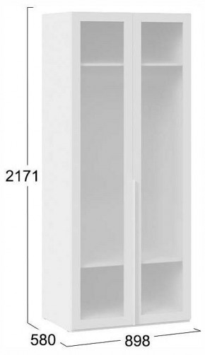 Шкаф платяной Порто СМ-393.07.009 в Нижнекамске - nizhnekamsk.ok-mebel.com | фото 3