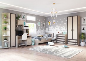 НАОМИ Шкаф 2-х створчатый с 2 ящиками в Нижнекамске - nizhnekamsk.ok-mebel.com | фото 2