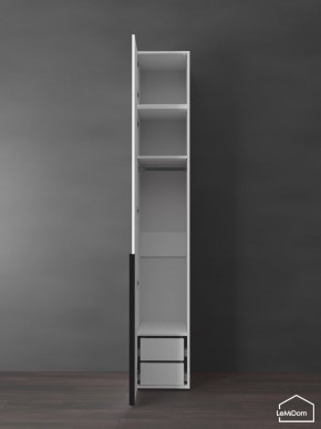 Шкаф с антресолью Linnea MHR-1A-3 2450х400х510 (Белый-М 11.1.1) в Нижнекамске - nizhnekamsk.ok-mebel.com | фото 5